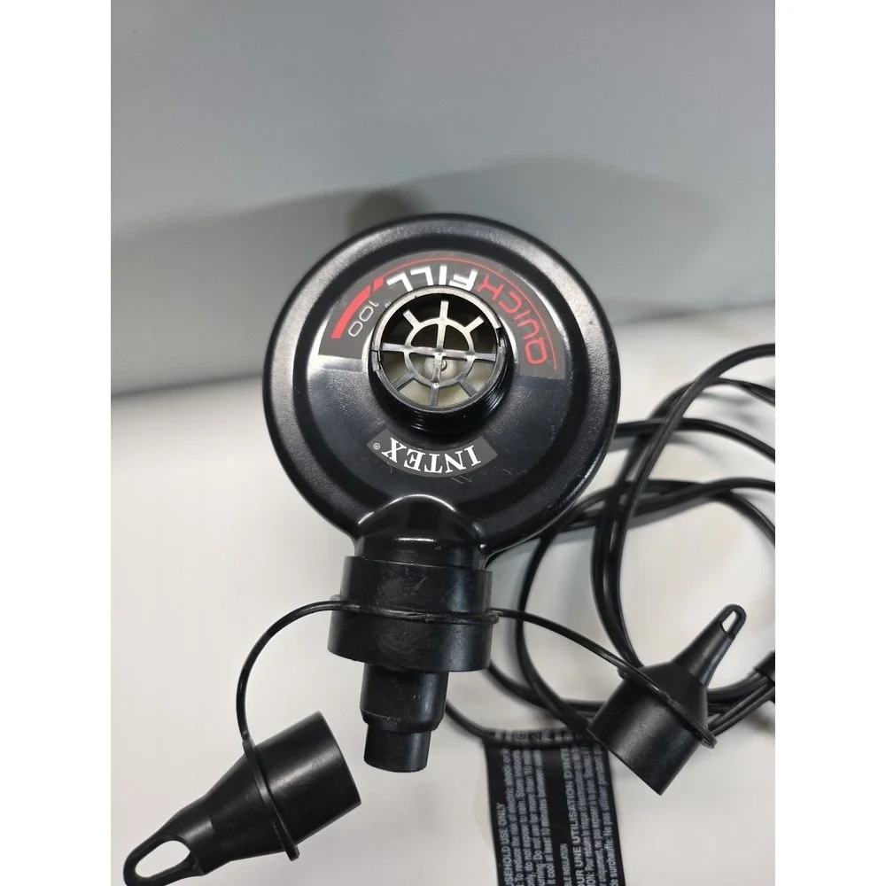 INTEX Quick Fill air pump, attachments, electric, works good,